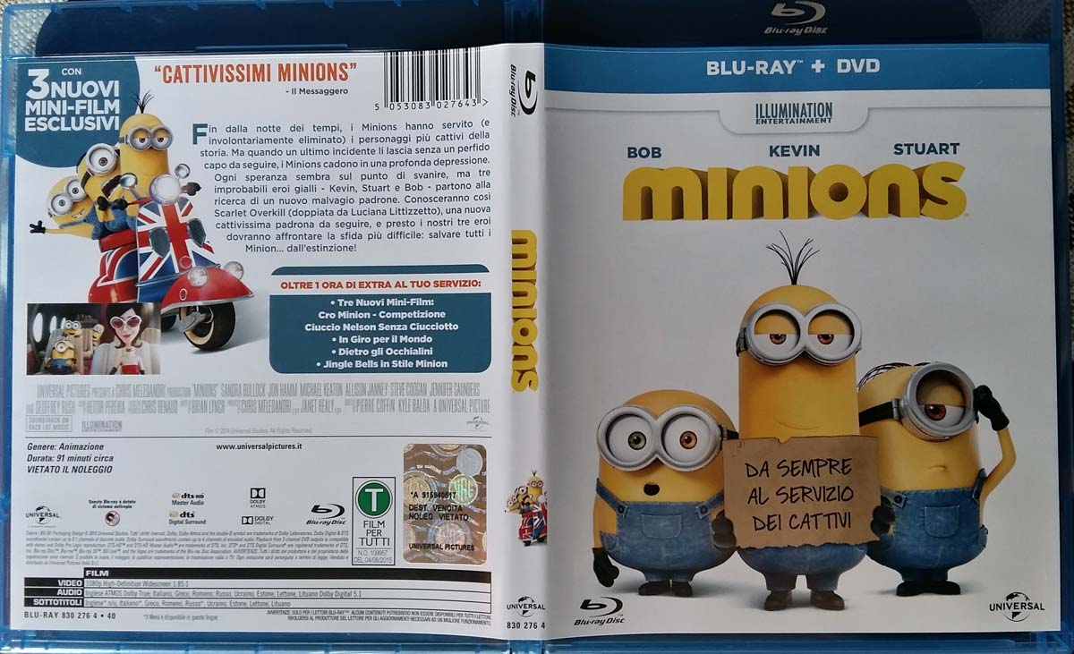 Minions Blu-ray 