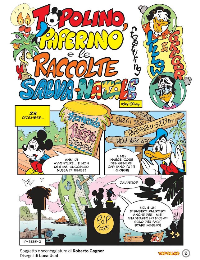 Topolino, Paperino e le raccolte salva-Natale