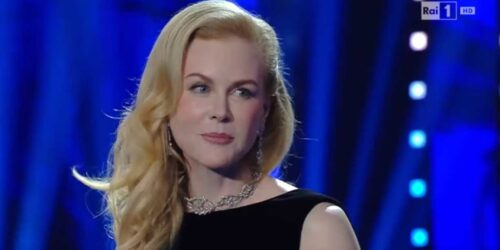 Sanremo 2016 – Nicole Kidman intervistata da Carlo Conti