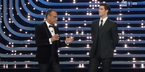 Sanremo 2016 – Virginia Raffaele e Roberto Bolle ballano La notte vola