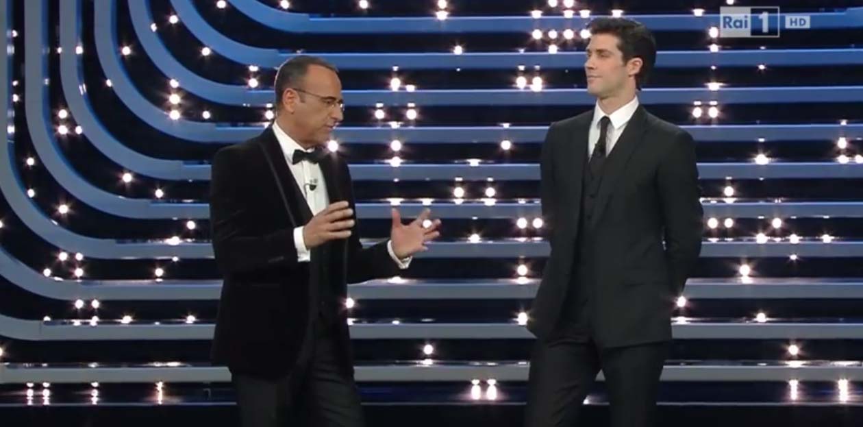 Sanremo 2016 - Virginia Raffaele e Roberto Bolle ballano La notte vola