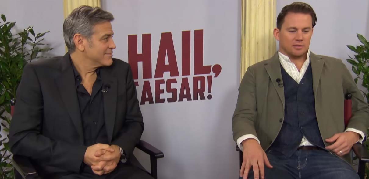 Ave, Cesare dei fratelli Coen - Intervista a George Clooney e Channing Tatum