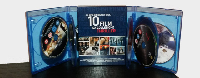 Il Cofanetto 10 Film Thriller Warner Blu-ray