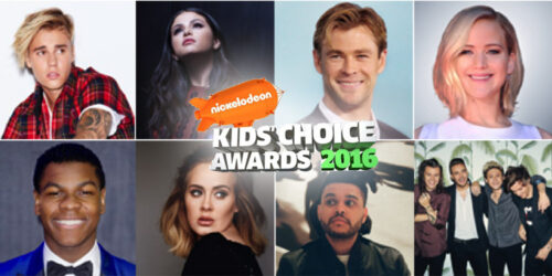 Kids’ Choice Awards 2016 su Nickelodeon e TeenNick