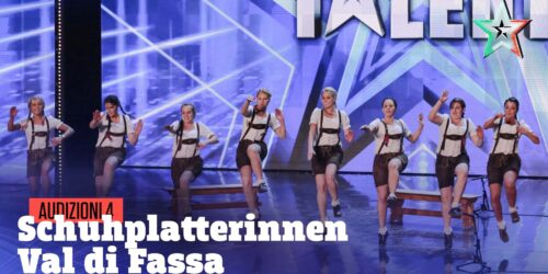Italia’s Got Talent 2016 – le Schuhplattlerinnen Val di Fassa