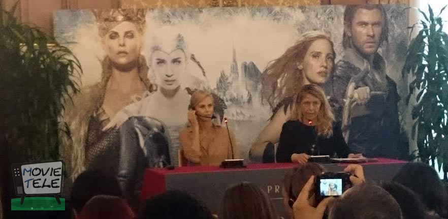 Charlize Theron a Milano presenta Il cacciatore e la regina di ghiaccio