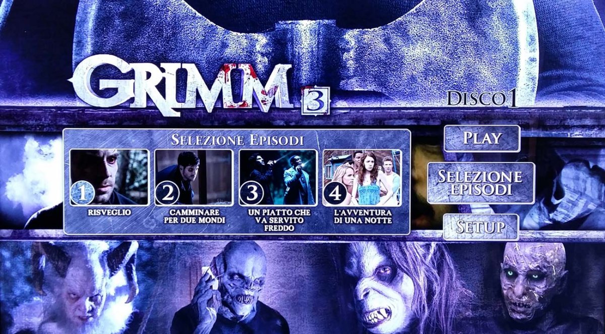 Grimm Stagione 3, recensione Blu-ray Disco 1
