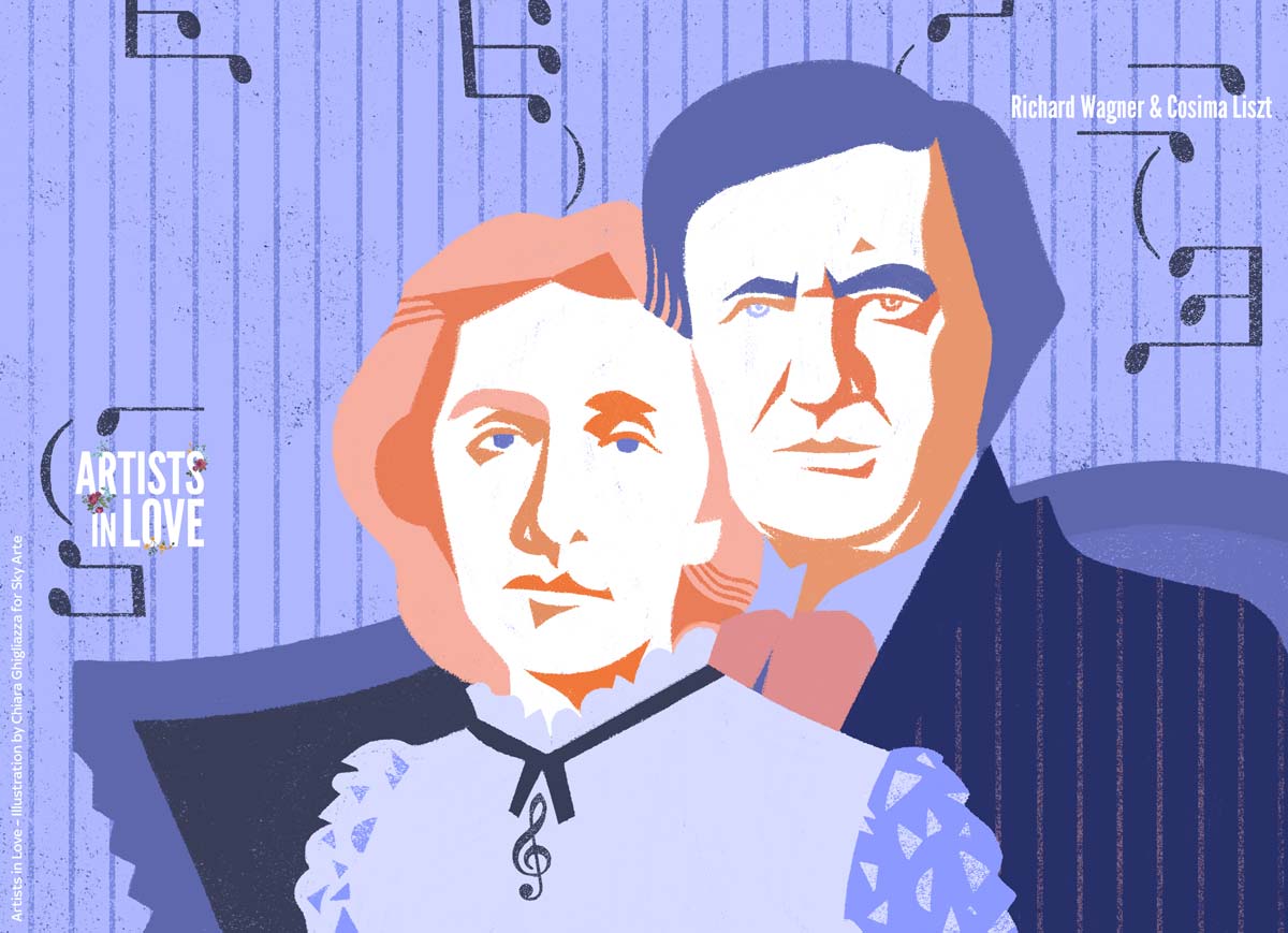 Richard Wagner e Cosima Liszt