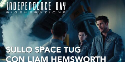 Independence Day: Rigenerazione – Sullo space tug con Liam Hemsworth
