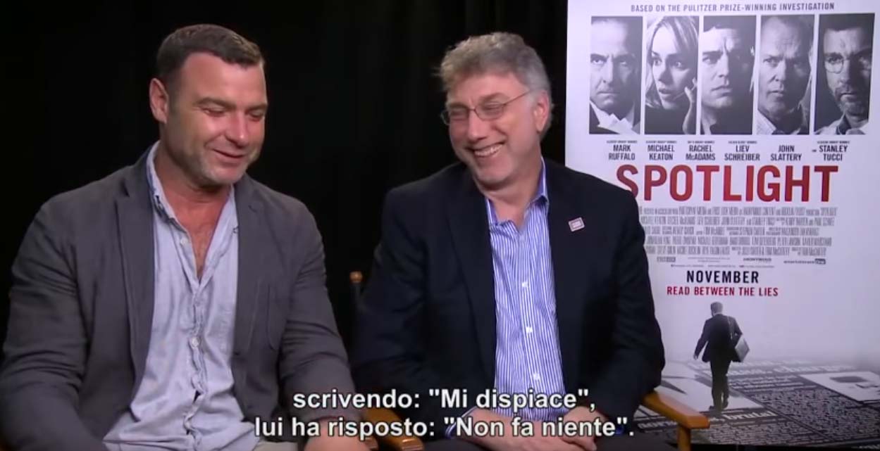 Il Caso Spotlight - Video intervista a Liev Schreiber e Marty Baron