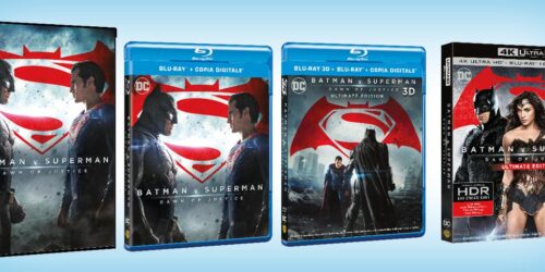 Batman v Superman: Dawn of Justice ora in VOD, e dal 15 luglio in DVD, Blu-ray, BD3D, 4K UHD