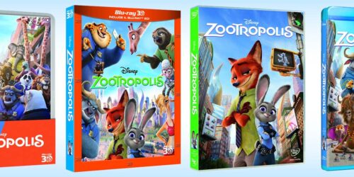 Zootropolis in DVD, Blu-ray, BD3D
