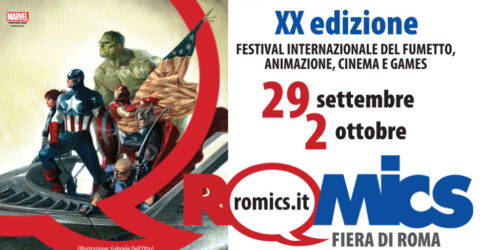 A Romics 2016 Babbo Bastardo 2, One Piece Gold il Film, X-Men Apocalisse