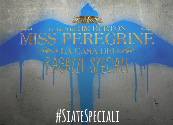 Miss Peregrine - Stencil Motion Character Poster