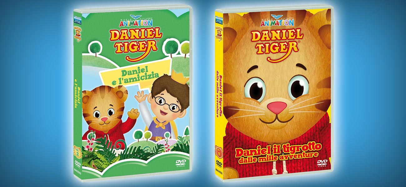 Daniel Tiger, in DVD i primi due volumi