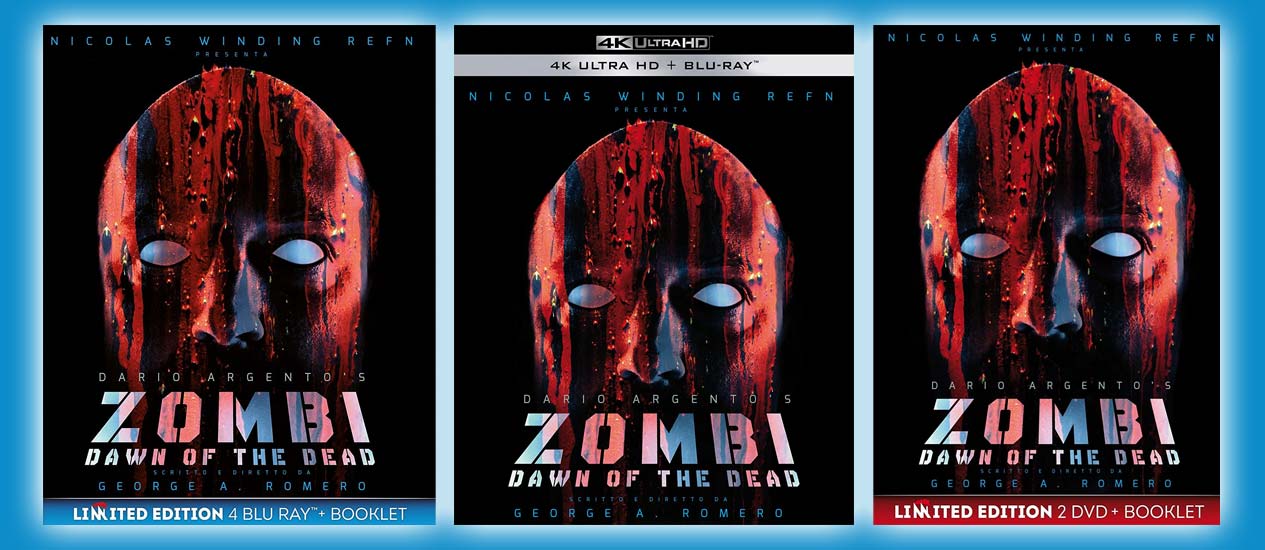 Zombi di George A. Romero rimasterizzato in DVD, Blu-ray e 4K