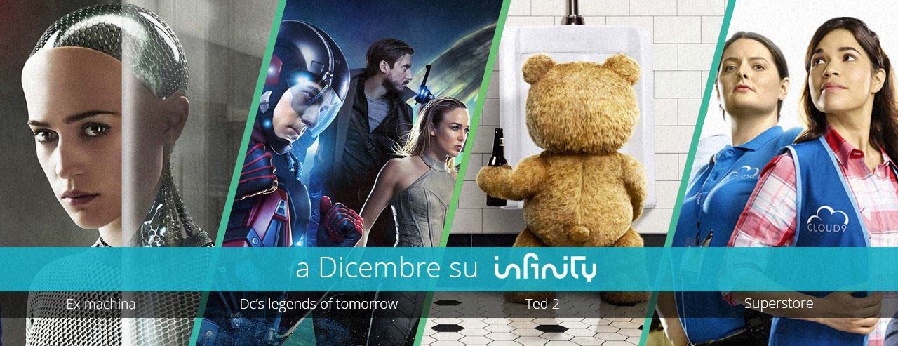 Infinity, uscite di Dicembre 2016