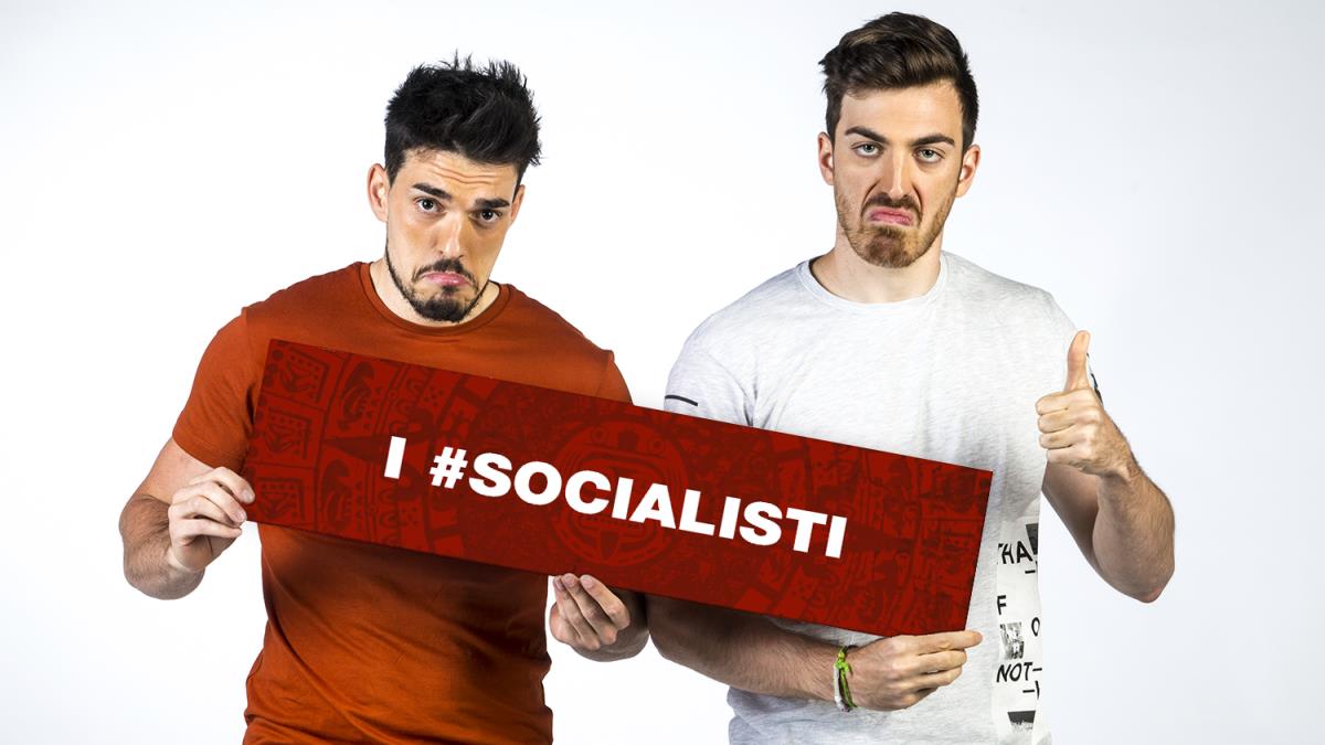 Alessandro Tenace (25) e Alessio Stigliano (25) sono I SOCIALISTI