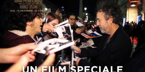 La Premiere di Miss Peregrine con Tim Burton a Roma