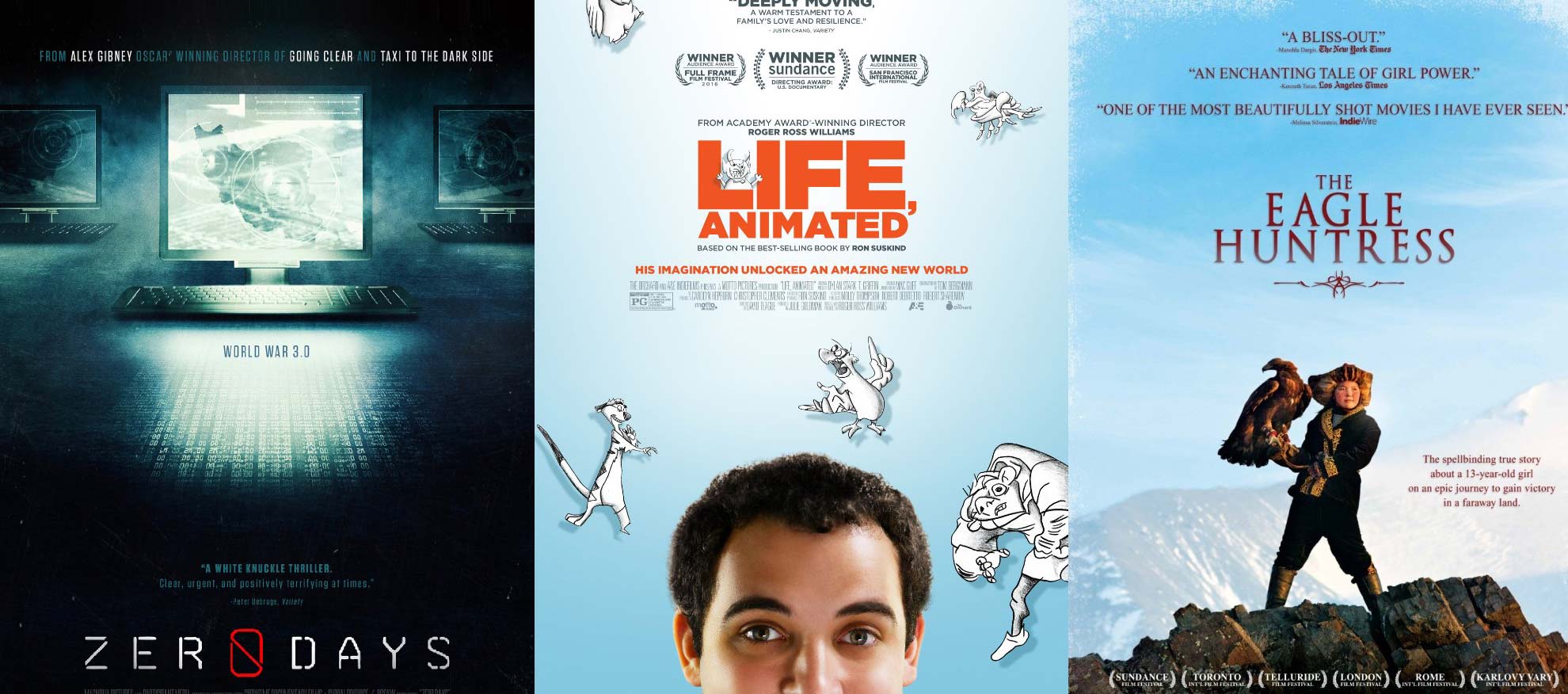 La principessa e l'aquila, Life Animated e Zero Days