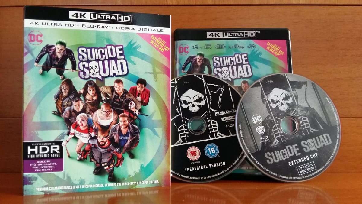 Suicide Squad in Blu-ray 4k UHD