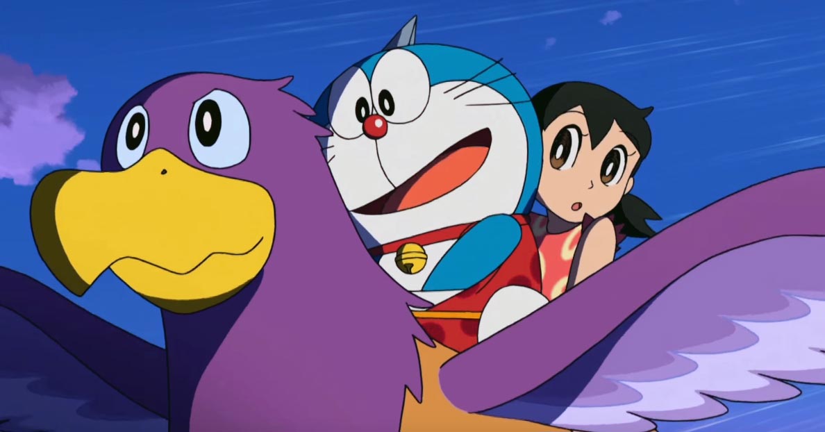 Clip In volo sul mondo preistorico da Doraemon il film - Nobita e la nascita del Giappone