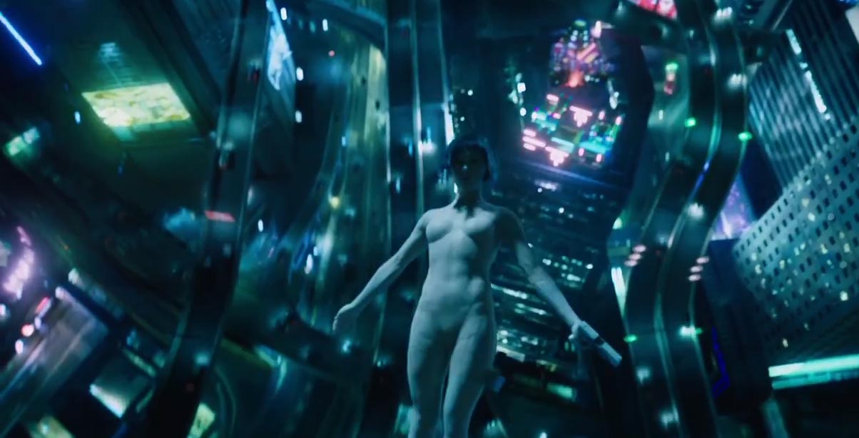 Spot Big Game di Ghost in the Shell con Scarlett Johansson