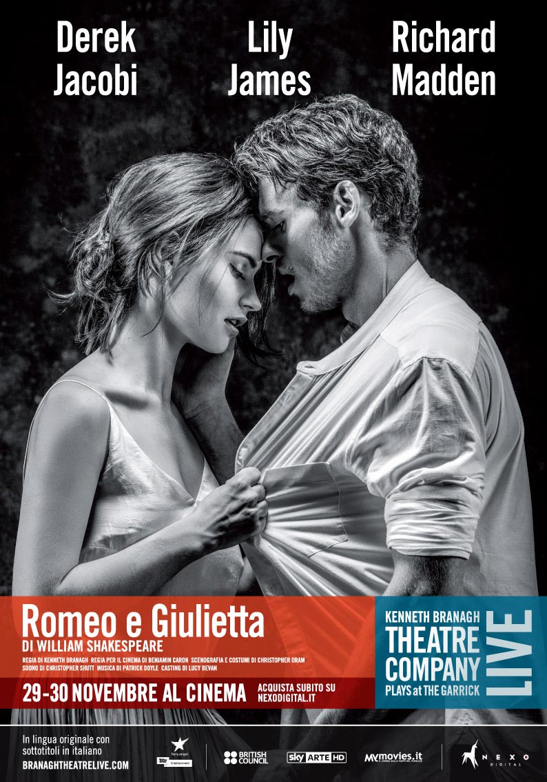 Romeo e Giulietta di Shakespeare il 29 e 30 novembre