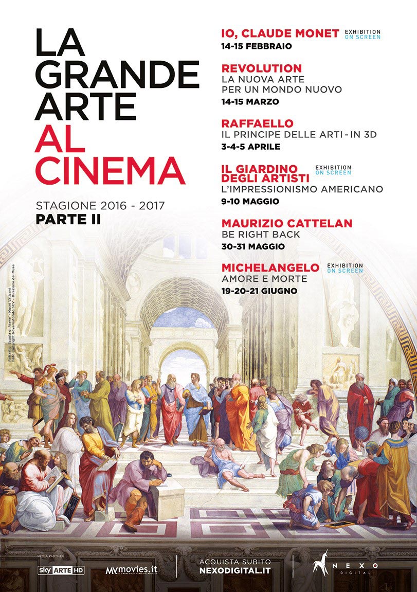 La Grande Arte al Cinema stagione 2016-17