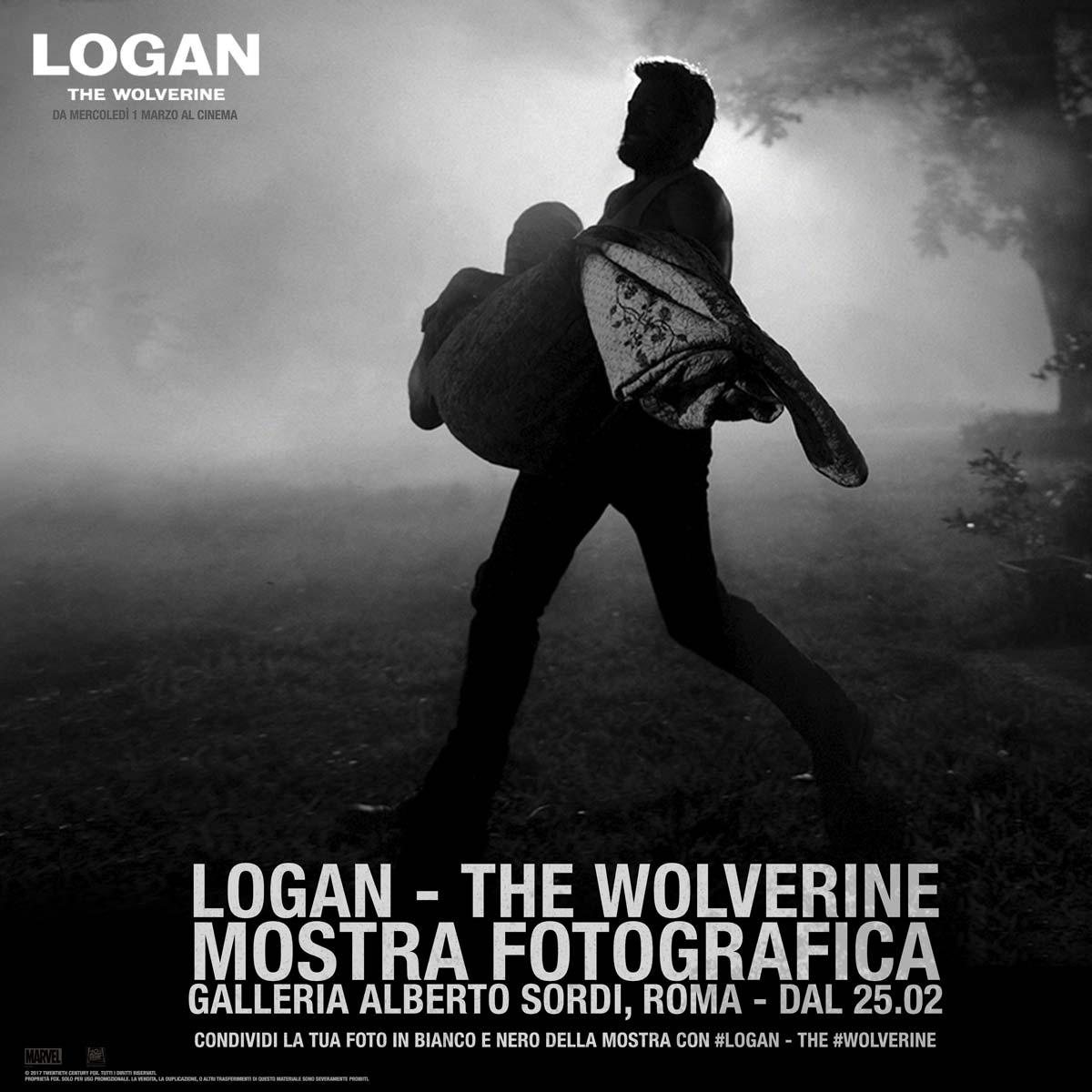 Logan - The Wolverine: Mostra Fotografica a Roma