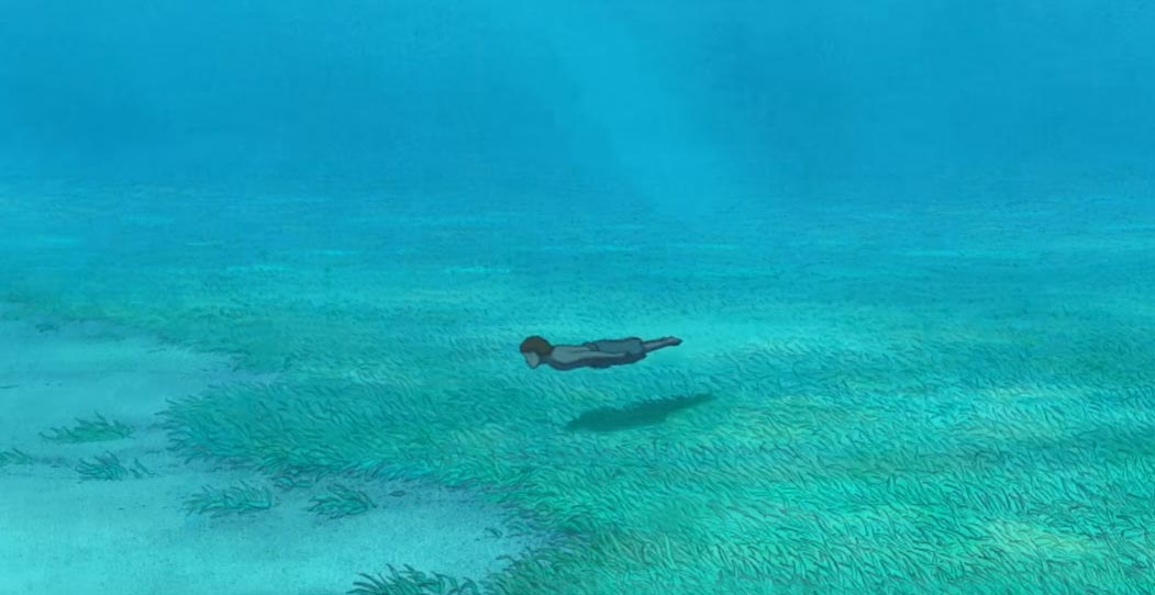 La Tartaruga Rossa - Clip Nuotare con le tartarughe