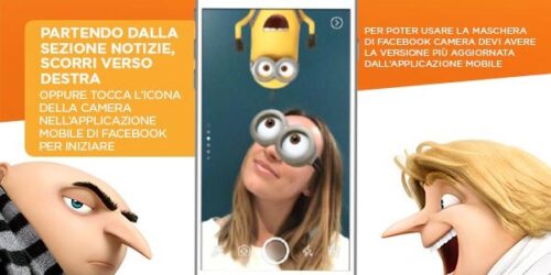 Cattivissimo Me 3: Facebook Camera vi trasforma in Minion