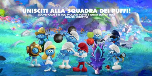 Puffi a sostegno della Giornata Internazionale della Felicità