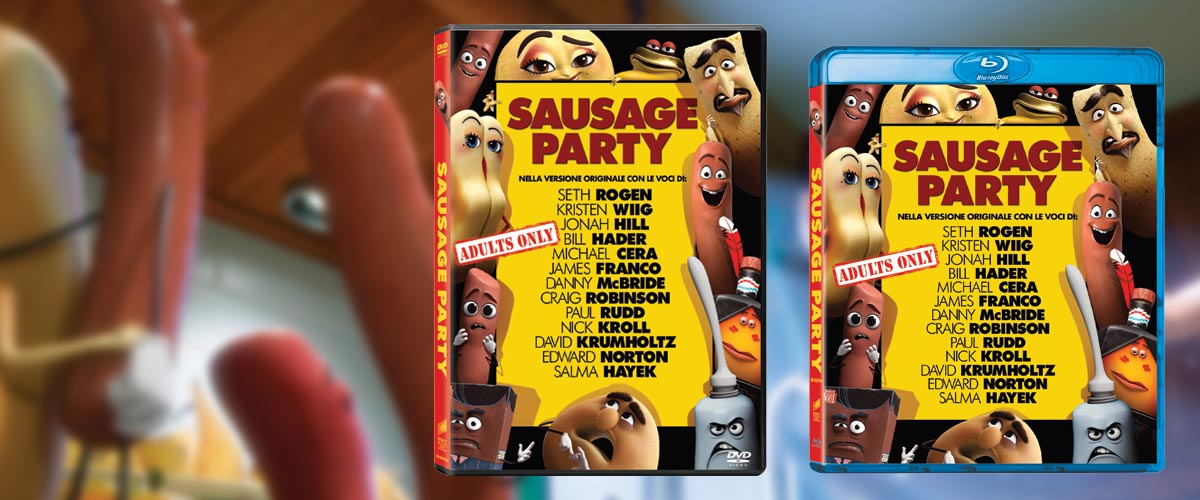 Sausage Party - vita segreta di una salsiccia in DVD e Blu-ray