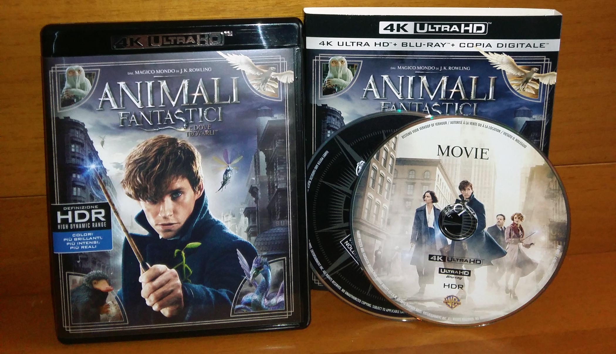 Animali Fantastici e Dove Trovarli, Recensione Blu-ray 4k UHD