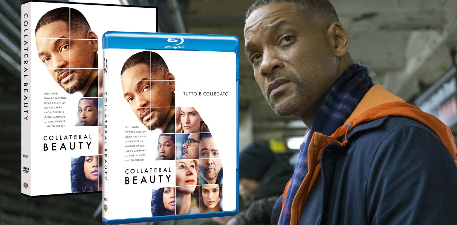 Collateral Beauty con Will Smith in DVD, Blu-ray