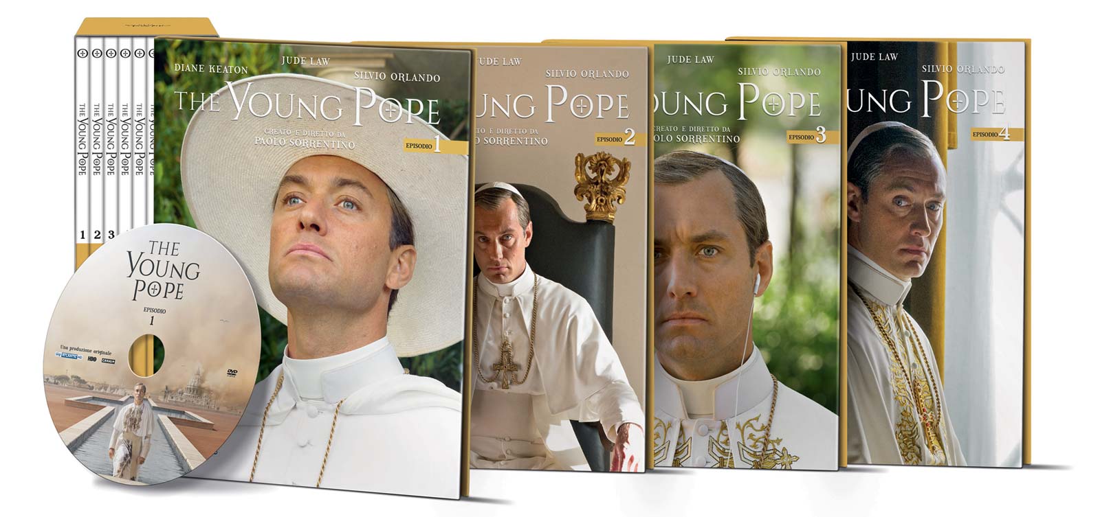 The Young Pope (DVD) Jude Law Diane Keaton James Cromwell