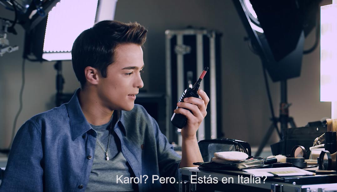 Soy Luna e Alex e Co. - Leonardo Cecchi parla con Karol Sevilla