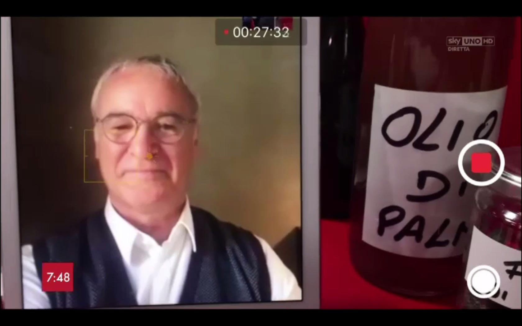 Edicola Fiore - Claudio Ranieri via iPad il 9 maggio 2017