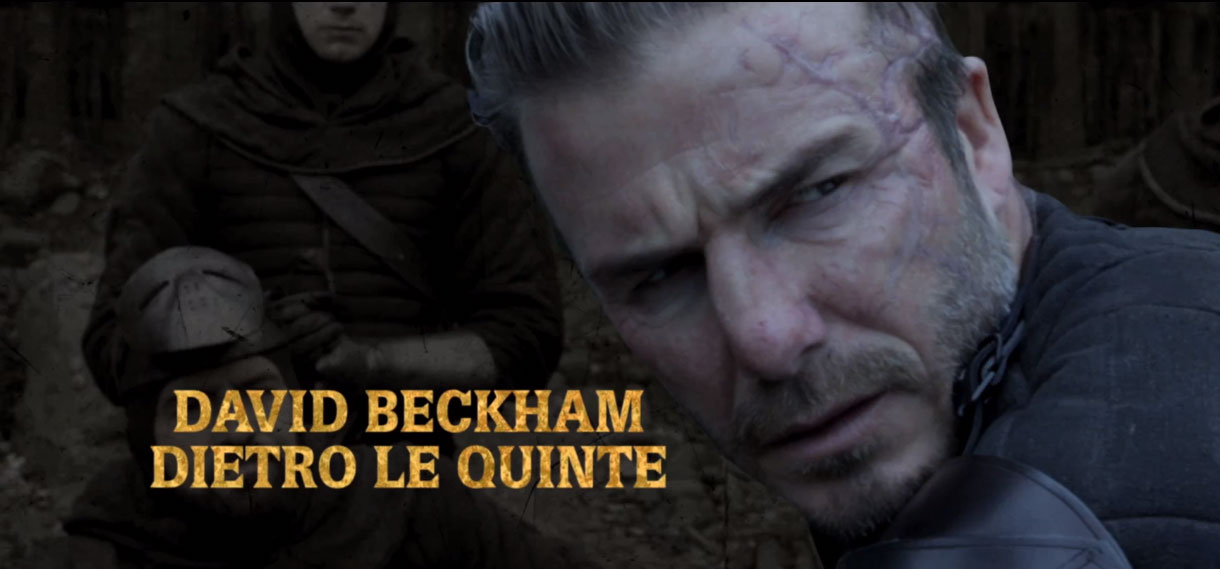 David Beckham dietro le quinte del film King Arthur: Il potere della spada