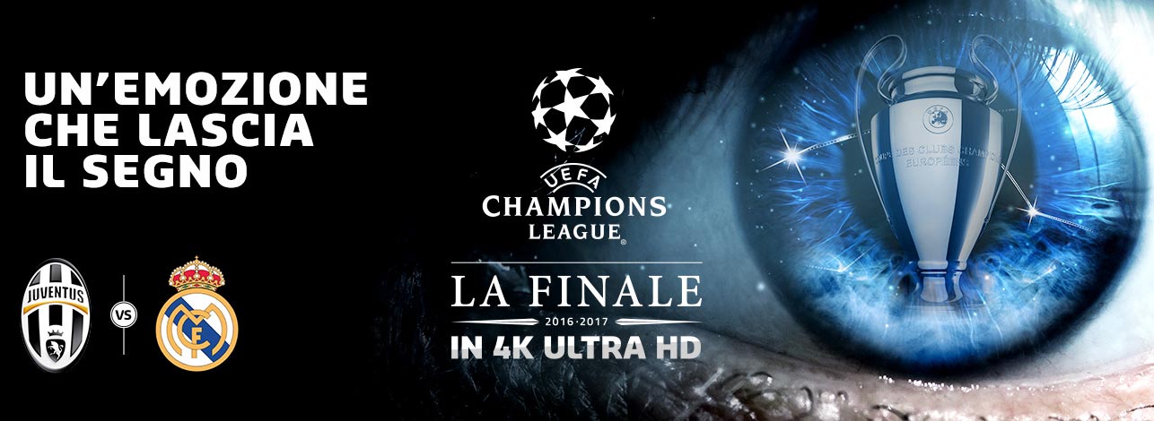 Mediaset Premium, finale Champions in 4k il 3 giugno 2017