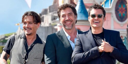 Pirati dei Caraibi: Johnny depp e il cast del quinto film ‘La Vendetta di Salazar’ a Disneyland Paris