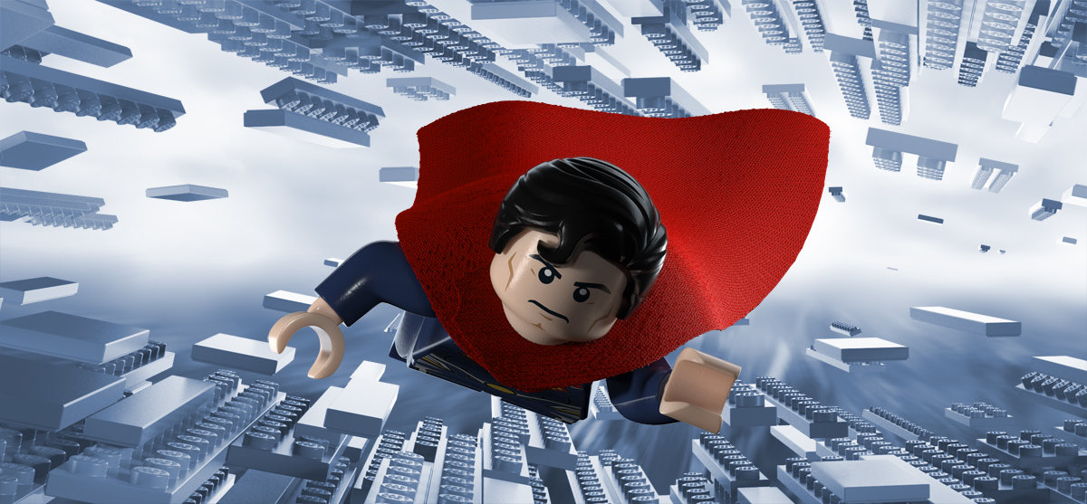 versione Lego  locandina digital blockbuster Warner Bros