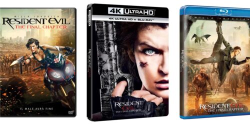 Resident Evil: The Final Chapter in DVD, Blu-ray, 4k UltraHD e Digitale