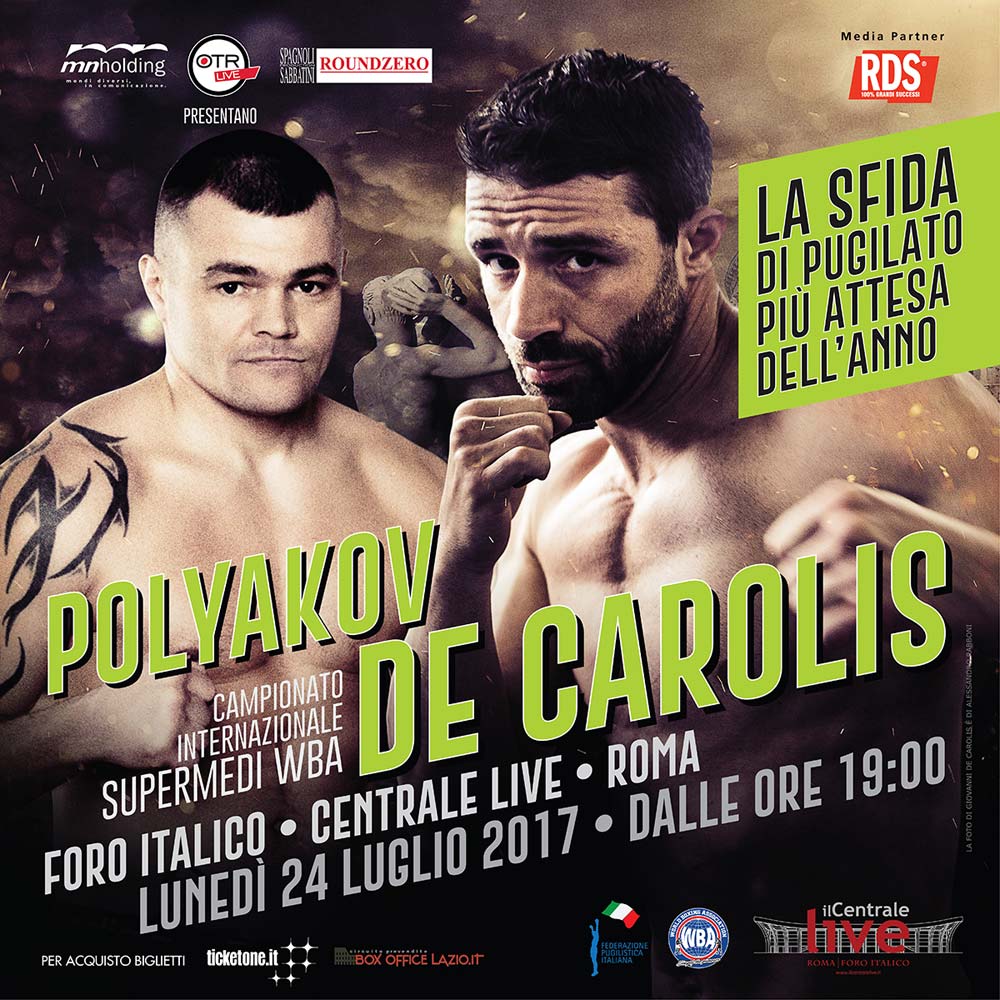 Boxe, match Giovanni De Carolis vs Viktor Polyakov