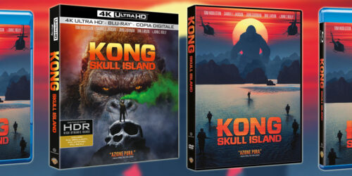 Kong: Skull Island in DVD, Blu-ray 4k Ultra HD e Digitale