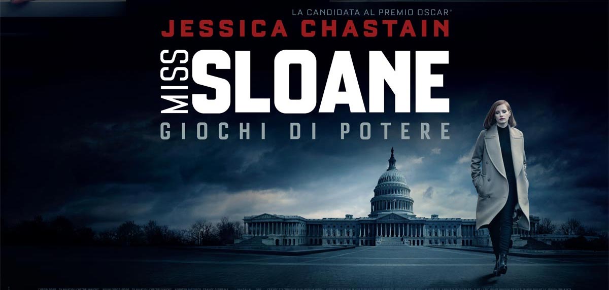 Miss Sloane con Jessica Chastain
