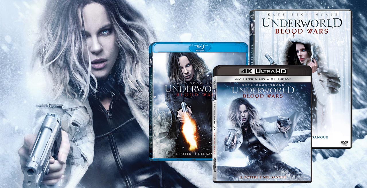 Underworld Blood Wars in DVD, Blu-ray, 4K Ultra HD e Digitale