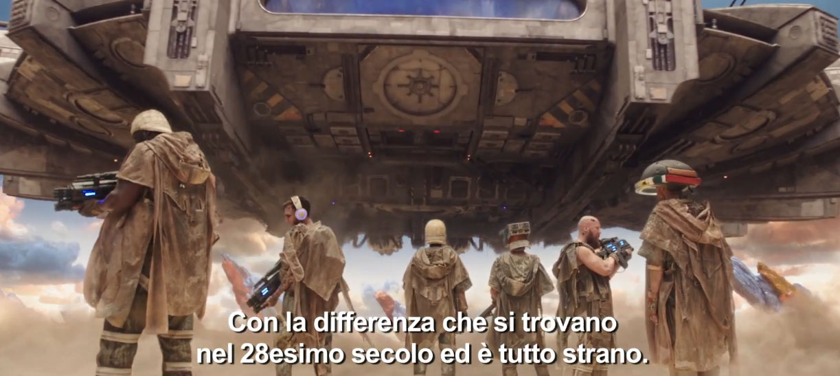 Backstage del film Valerian e la città dei mille pianeti