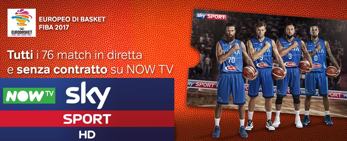EuroBasket 2017 su Sky Sport